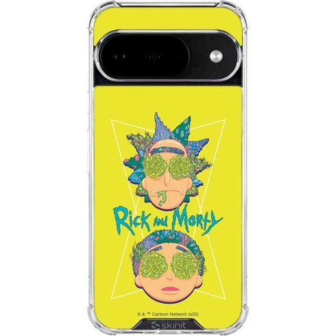 Adult Swim Rick and Morty Rick and Morty Portal Eyes Google Pixel 10 Clear Case
